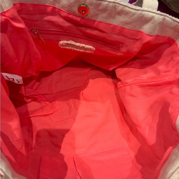 🌸 Boho Embroidered Canvas Tote Bag - Picture 3 of 3